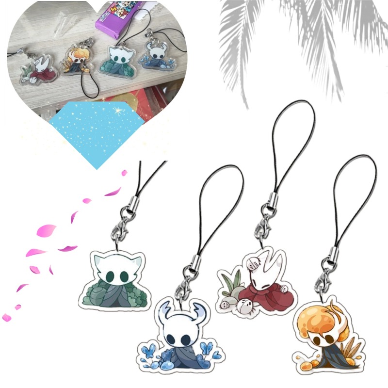 Phone Accessories Chain - Брелок для телефона Hollow Knight, двусторонний,