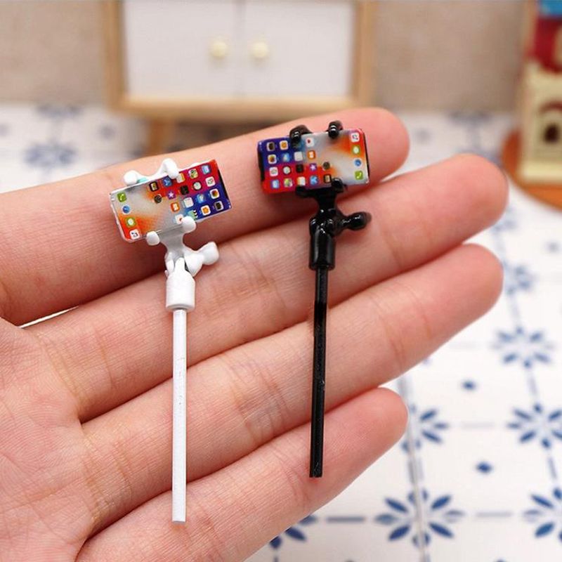 Phone Accessories Video - 1/12 миниатюрный кукольный домик, палка для
