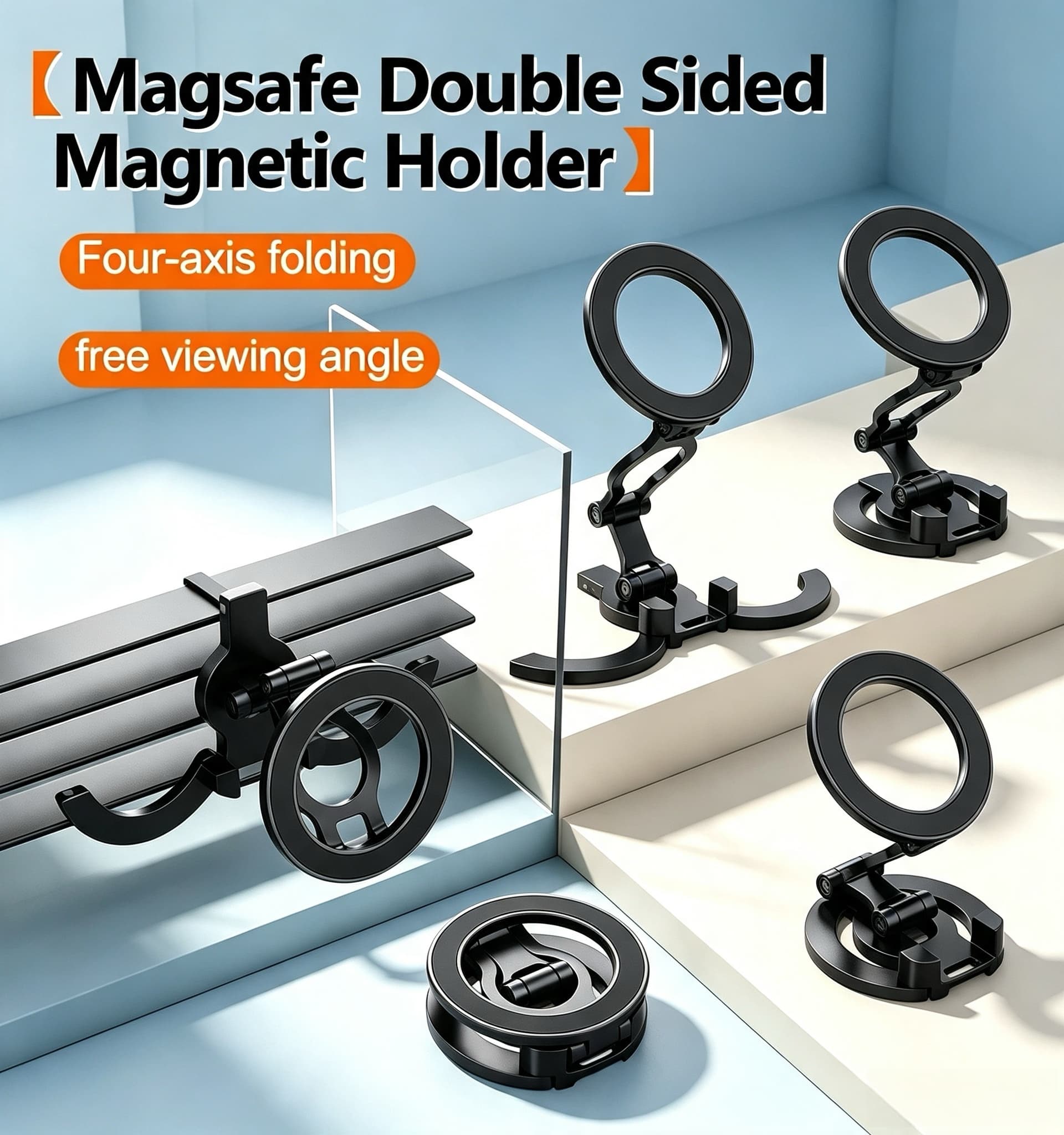 Selfie Stick Tripod - Двусторонняя подставка-штатив для телефона Magsafe с