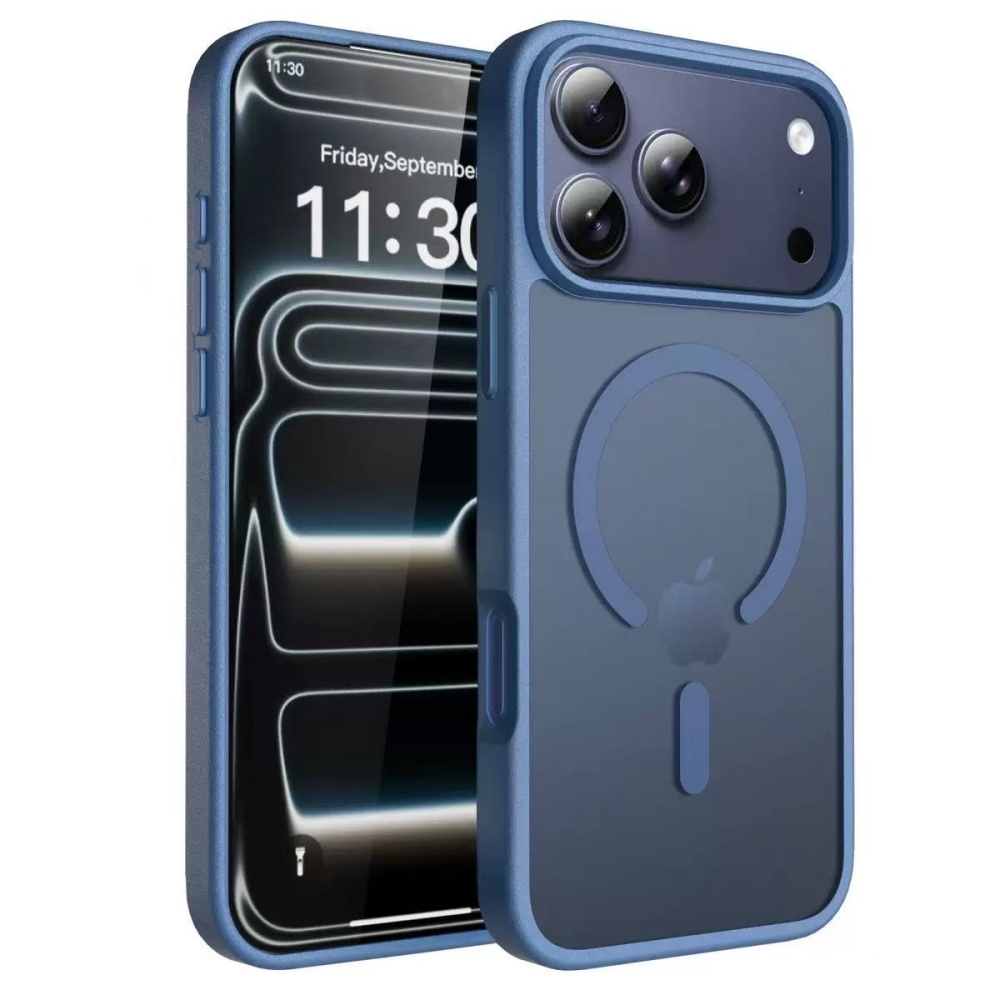 Magnetic Phone Case - Матовый магнитный полупрозрачный чехол для беспроводной
