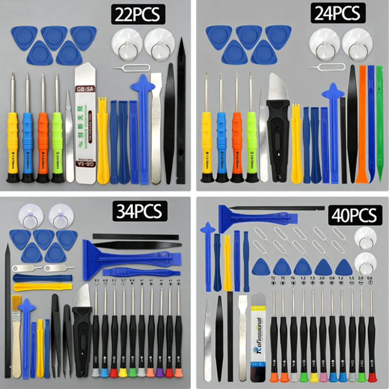 Phone Accessories Kit - Многофункциональный ремонтный набор из 22/24/34/40 предметов,