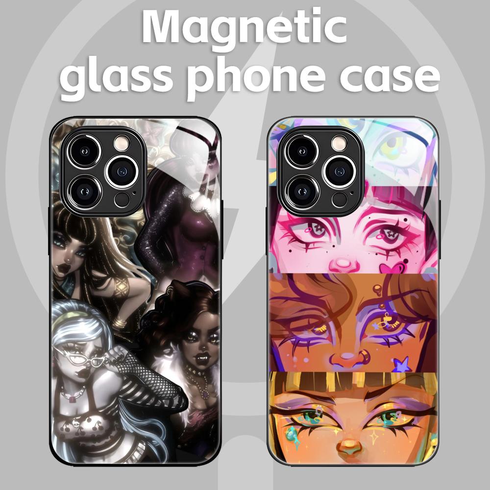 Magnetic Phone Case - Чехол для телефона M-MonsterS Cartoon H-HighS