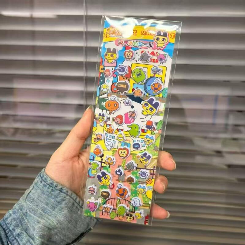 Phone Accessories Toys - Набор из 6 мультяшных стикеров-тамагочи для