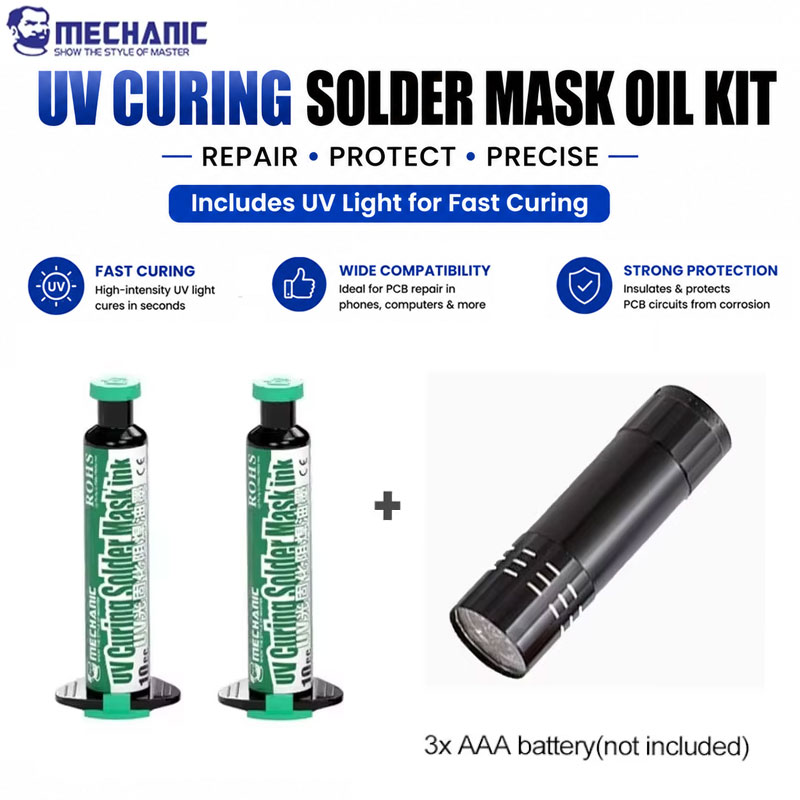 Набор зеленой маски для пайки  – обзор и цена Phone Sanitizer Uv