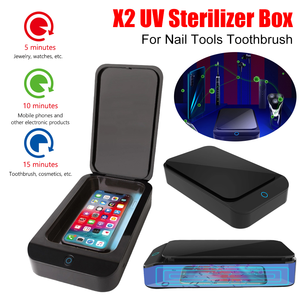 X2 Инструменты для ногтей Зубн – обзор и цена Phone Sanitizer Uv
