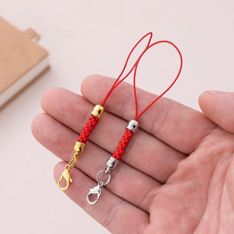 10 шт. золотых застежек-караби – обзор и цена Phone Accessories Chain
