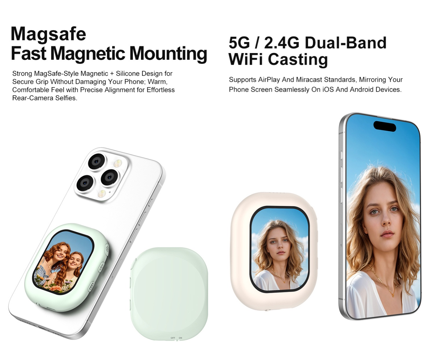 Беспроводной мини-монитор с ма – обзор и цена Phone Accessories For Android